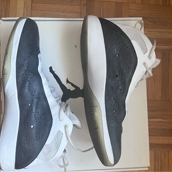 Nike Air Jordan 2011 White Grey Men's Size 12 Model # 436771-101 - Picture 6 of 10